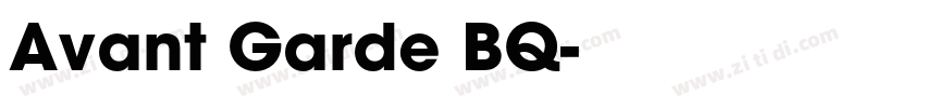 Avant Garde BQ字体转换